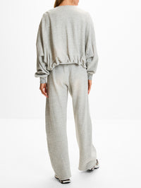 Balloon Sweatshirt,R13,HEATHER GREY,Image 3