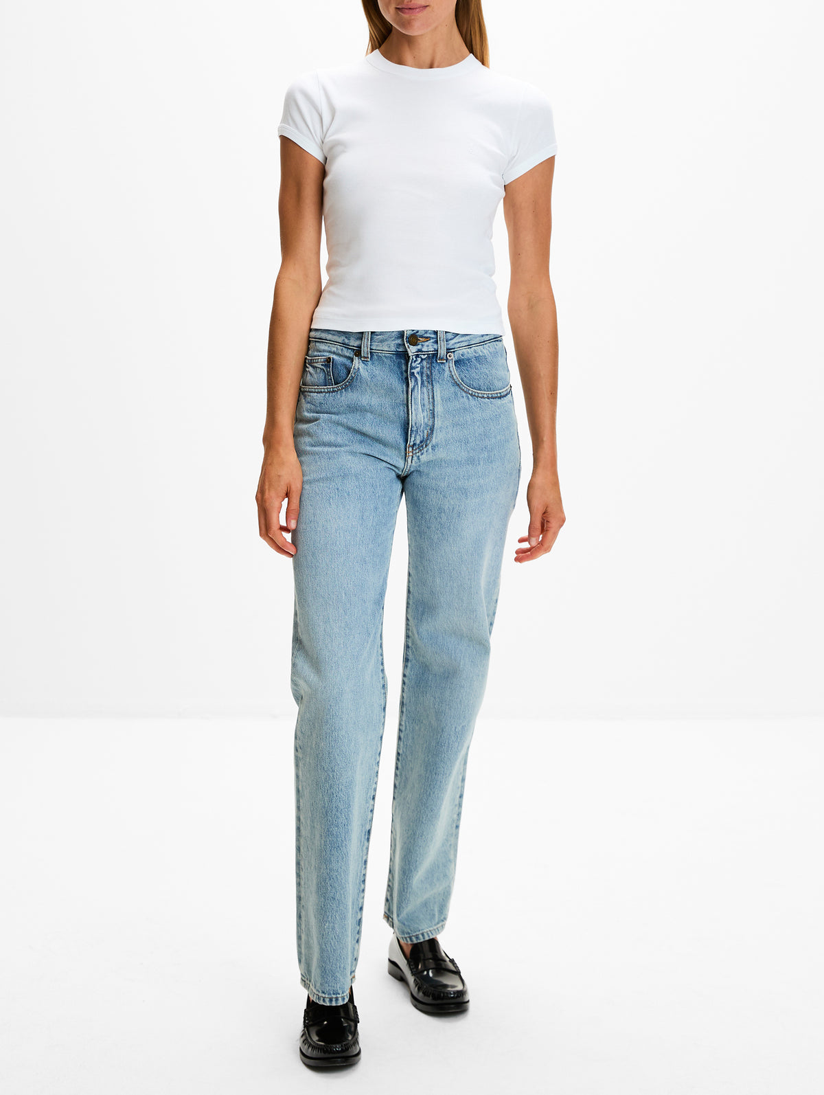 Petit T Shirt,SAINT LAURENT,WHITE,Image 2