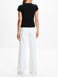 Nando Slim Fit Tee,LESET,BLACK,Image 3