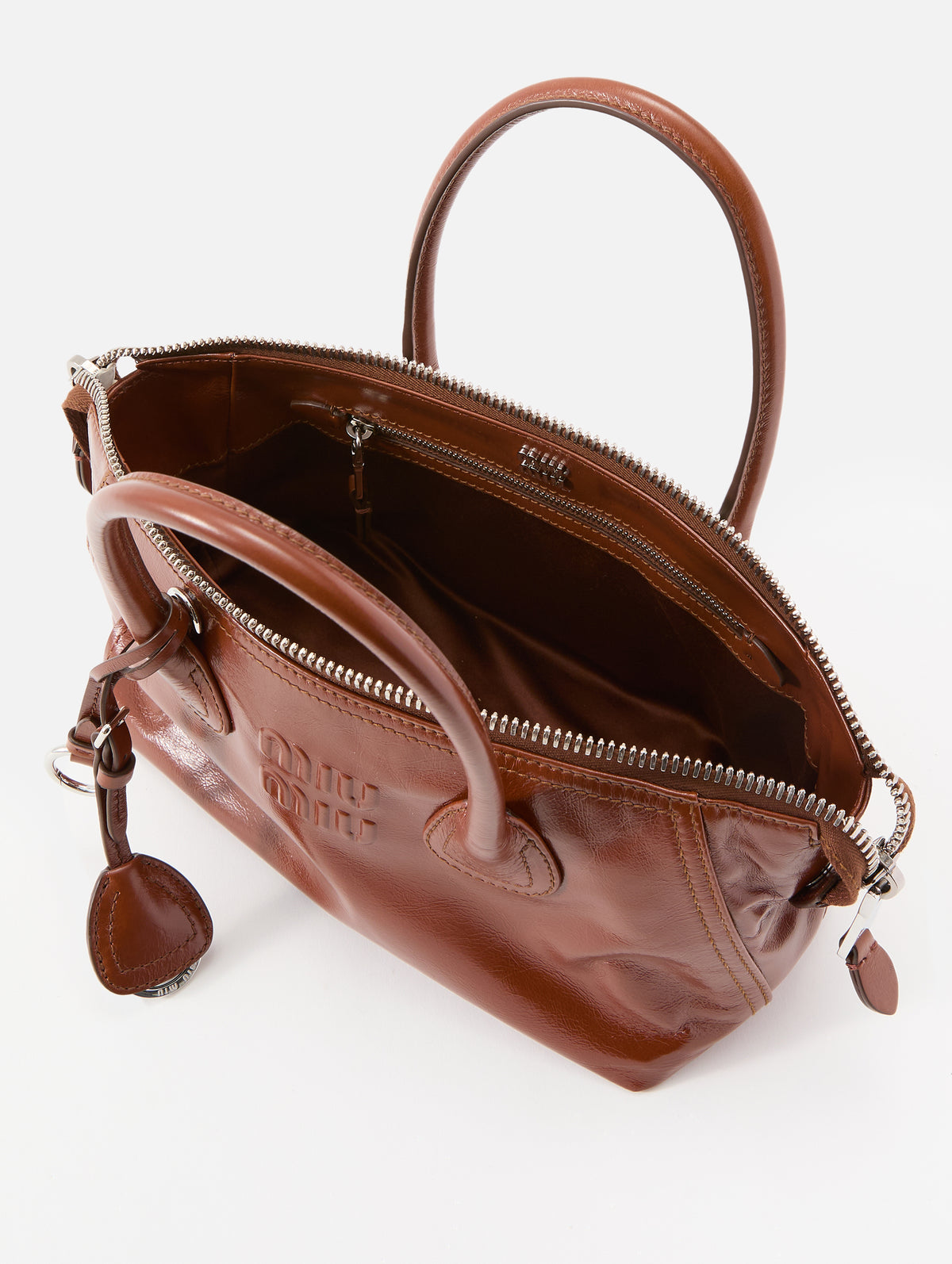 Zip Shoulder Bag,MIU MIU,PALISSANDRO,Image 4