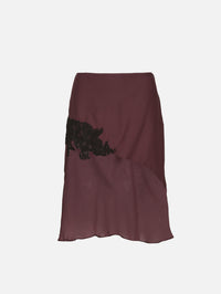 Noria Midi Skirt,SIR.,DARK PLUM,Image 2