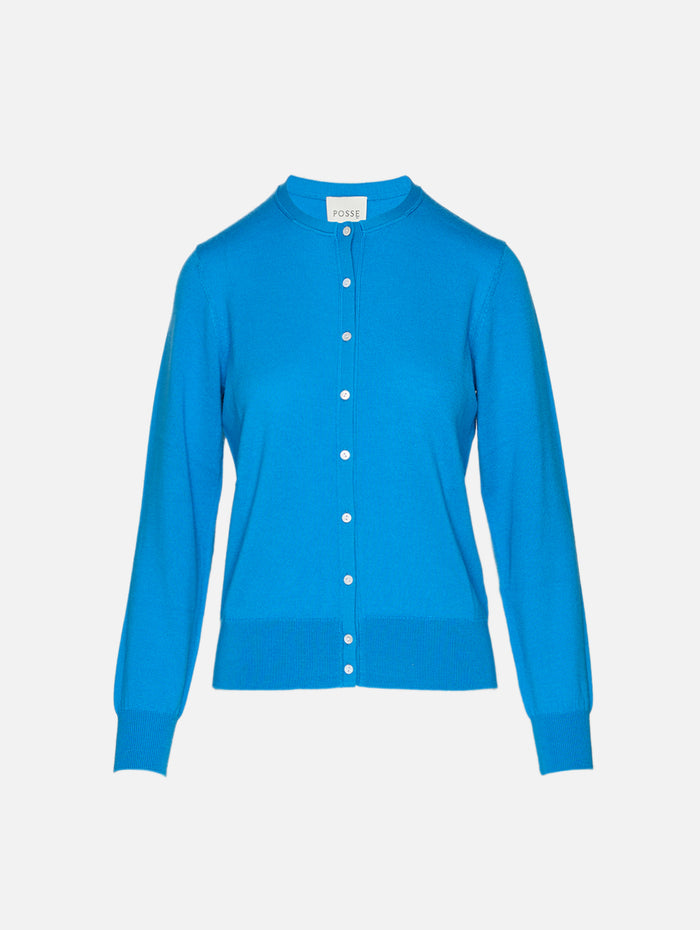 Finn Cardigan,POSSE,BRIGHT BLUE,Image 1
