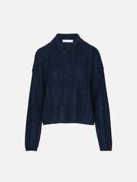 Elsie Polo Sweater,SABLYN,MIDNIGHT NAVY,Image 1