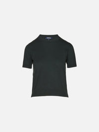 Short Sleeve Sweater,MAX MARA,GREEN,Image 1