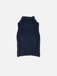 Saige Cropped Turtleneck Sweater,SABLYN,MIDNIGHT NAVY,Image 1