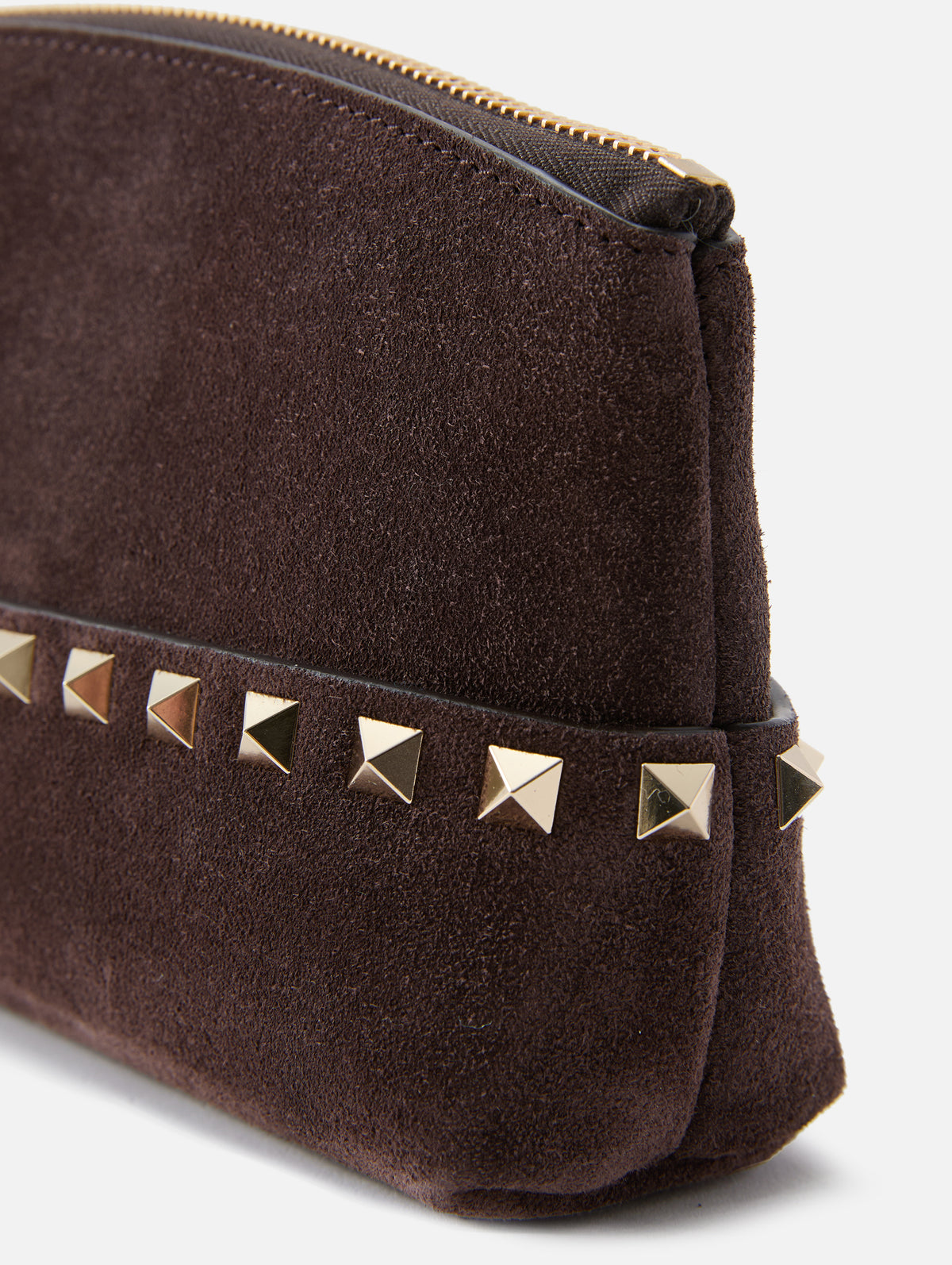 Rockstud Pochette Bag,VALENTINO GARAVANI,EBONY BROWN,Image 3