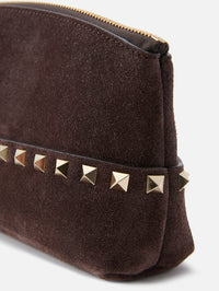 Rockstud Pochette Bag,VALENTINO GARAVANI,EBONY BROWN,Image 3