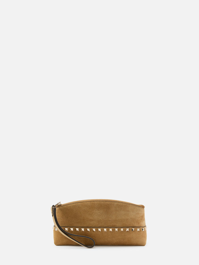Rockstud Pochette Bag,VALENTINO GARAVANI,HAVANA BEIGE,Image 1