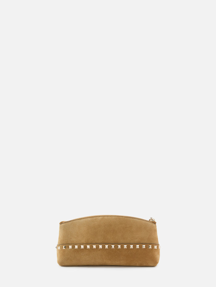 Rockstud Pochette Bag,VALENTINO GARAVANI,HAVANA BEIGE,Image 1