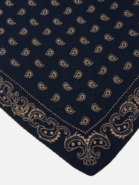 Wild Rag Scarf,GUEST IN RESIDENCE,NAVY CAMEL,Image 2