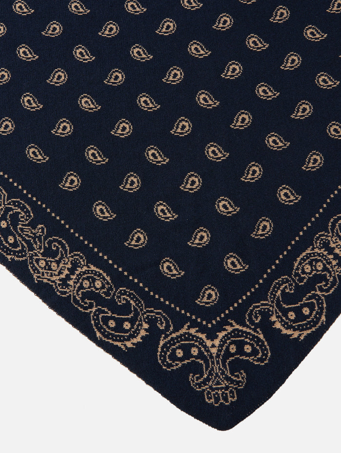 Wild Rag Scarf,GUEST IN RESIDENCE,NAVY CAMEL,Image 1