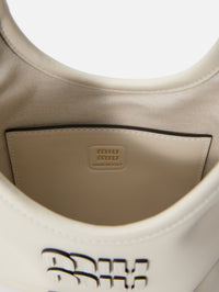 Ivy Small Tote,MIU MIU,WHITE,Image 4