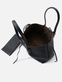 Pinacoteca Bag,BOTTEGA VENETA,BLACK FONDANT,Image 3