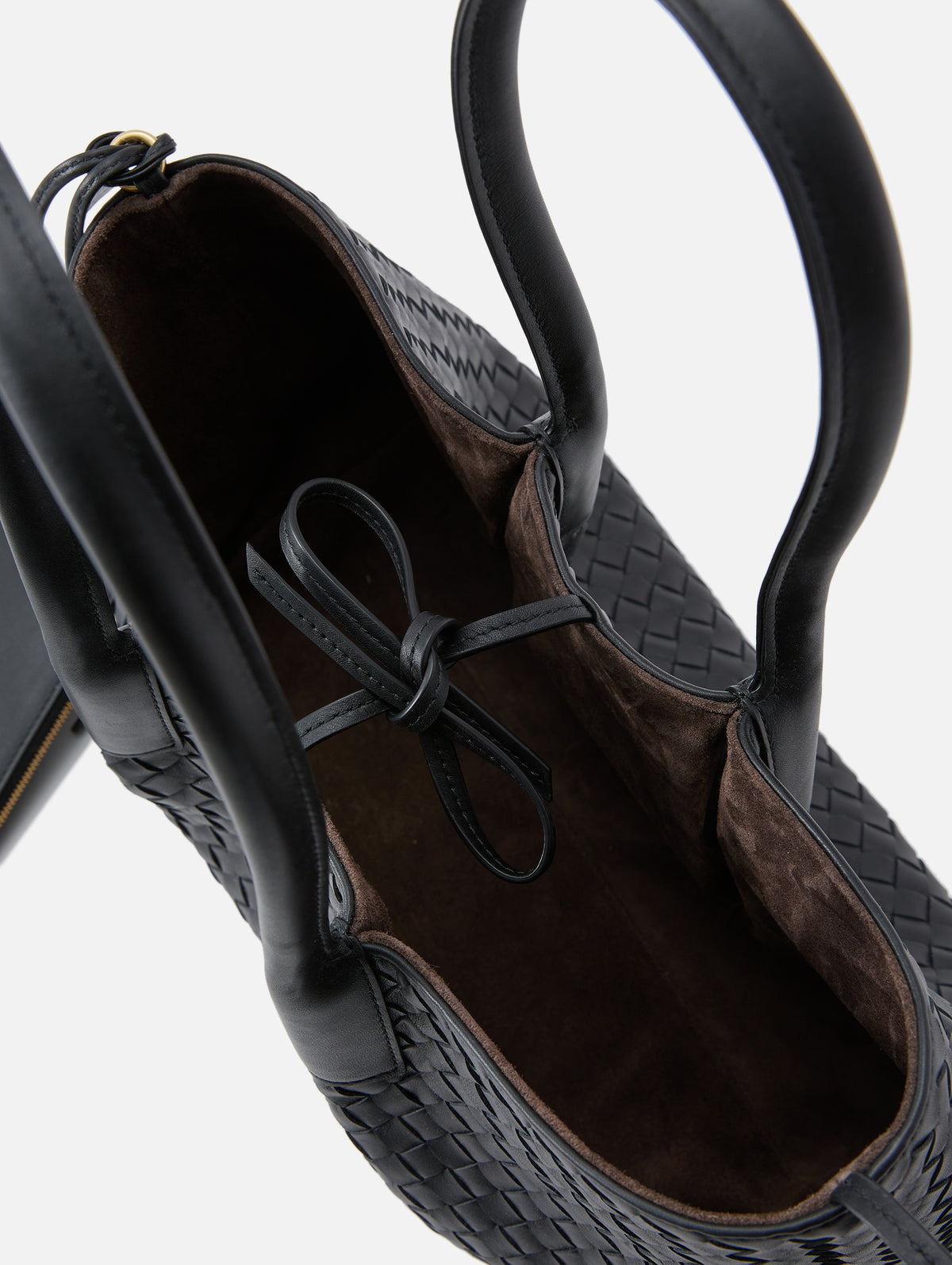 Pinacoteca Bag,BOTTEGA VENETA,BLACK FONDANT,Image 2