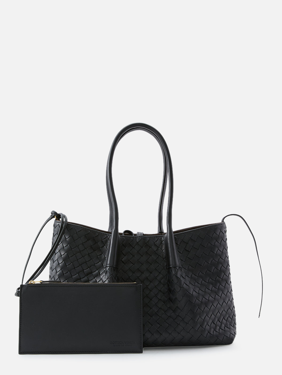 Pinacoteca Bag,BOTTEGA VENETA,BLACK FONDANT,Image 4