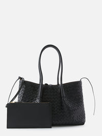 Pinacoteca Bag,BOTTEGA VENETA,BLACK FONDANT,Image 4