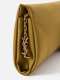 Supple Pochette Bag,SAINT LAURENT,GREEN,Image 3