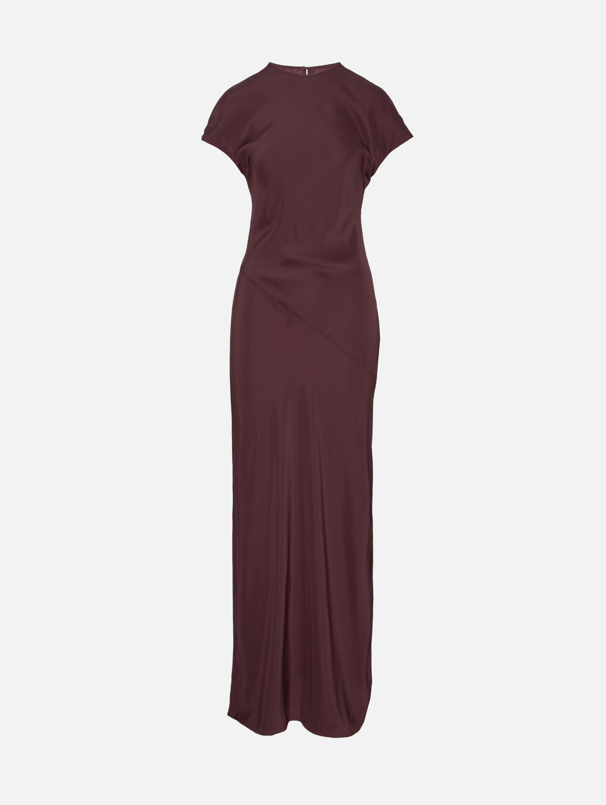 Noria Sleeved Gown,SIR.,DARK PLUM,Image 1