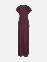 Noria Sleeved Gown,SIR.,DARK PLUM,Image 2