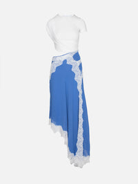 Verve Twisted Tee Dress,CHRISTOPHER ESBER,AZURITE/WHITE,Image 2
