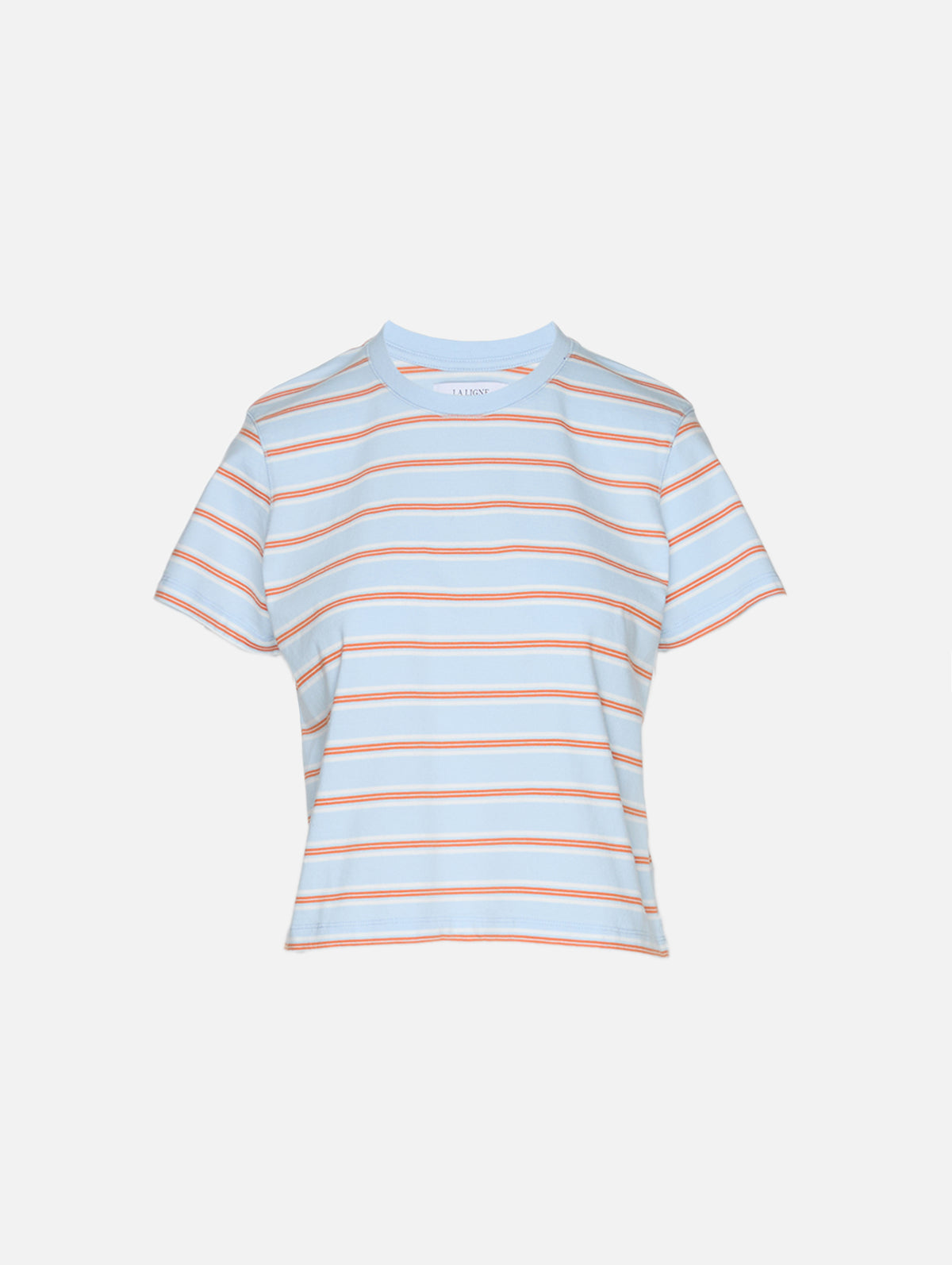 Striped Mol Tee,LA LIGNE,CREAM MULTI,Image 1