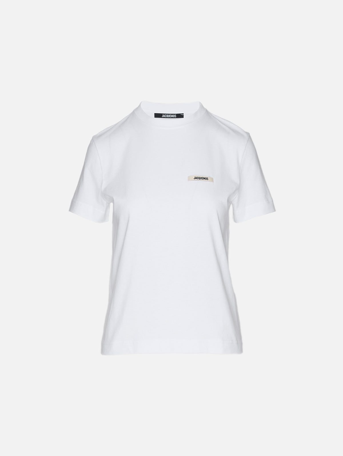 Gros Grain Short Sleeve T Shirt,JACQUEMUS,WHITE,Image 1