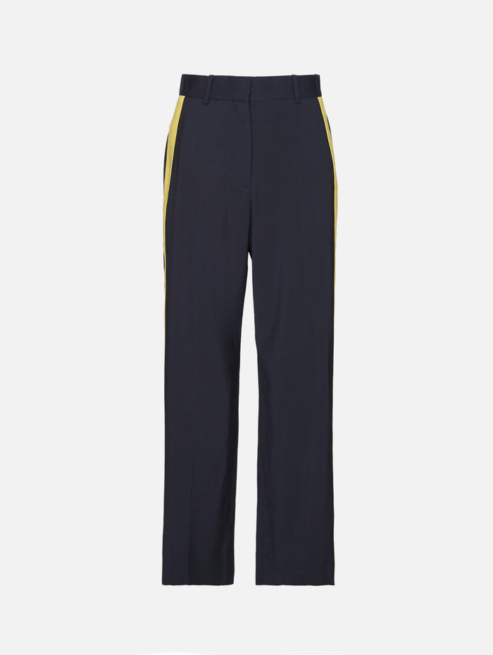 Yellow Stripe Trouser,LOEWE,YELLOW/NAVY,Image 1