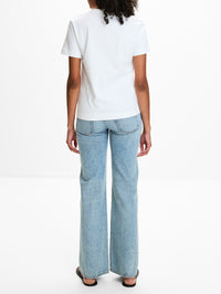 Gros Grain Short Sleeve T Shirt,JACQUEMUS,WHITE,Image 3