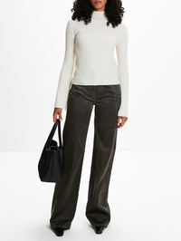 Petra Bell Sleeve Sweater,ELYSEWALKER LABEL,IVORY,Image 2