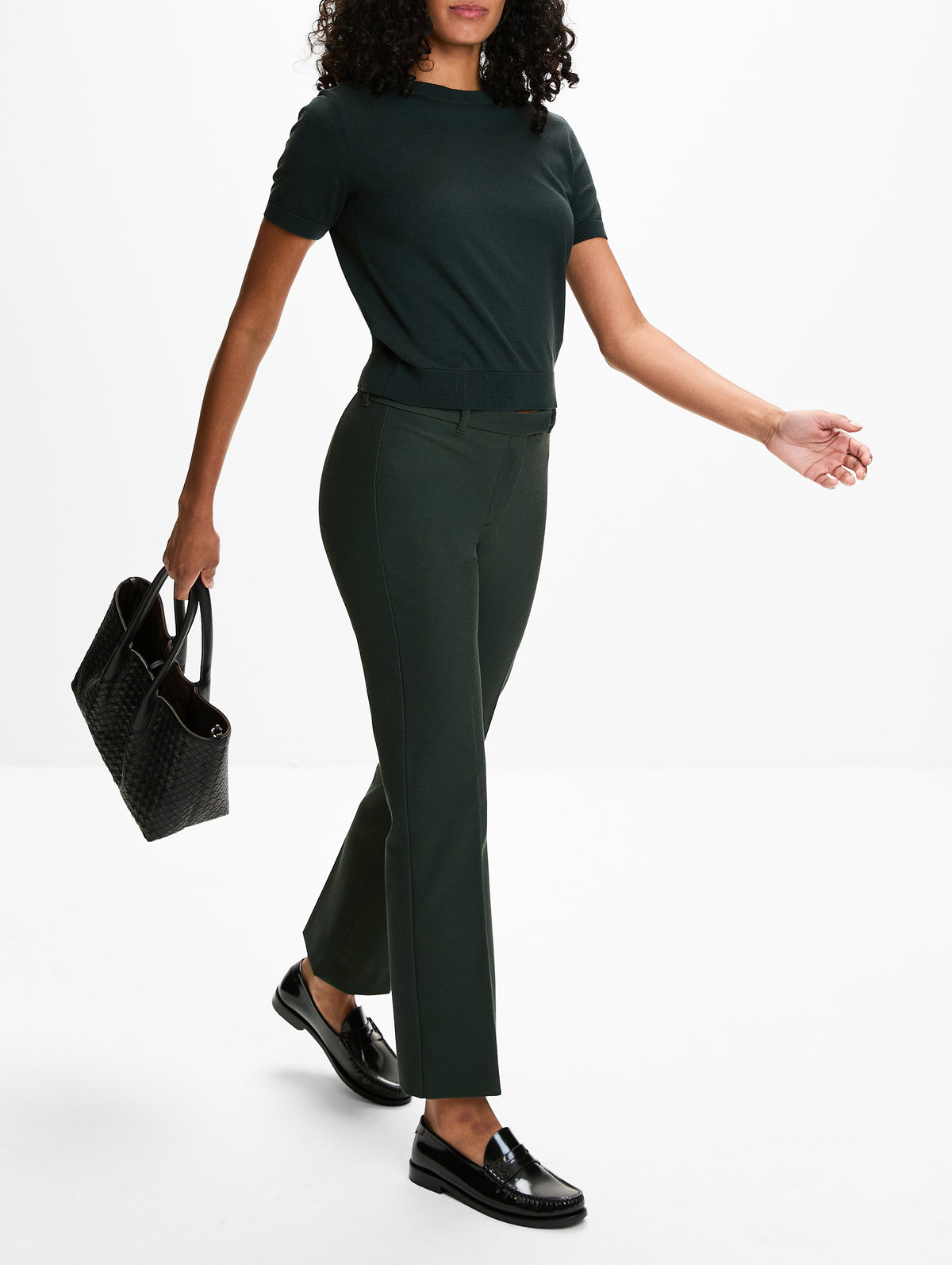 Long Trouser,MAX MARA,GREEN,Image 3