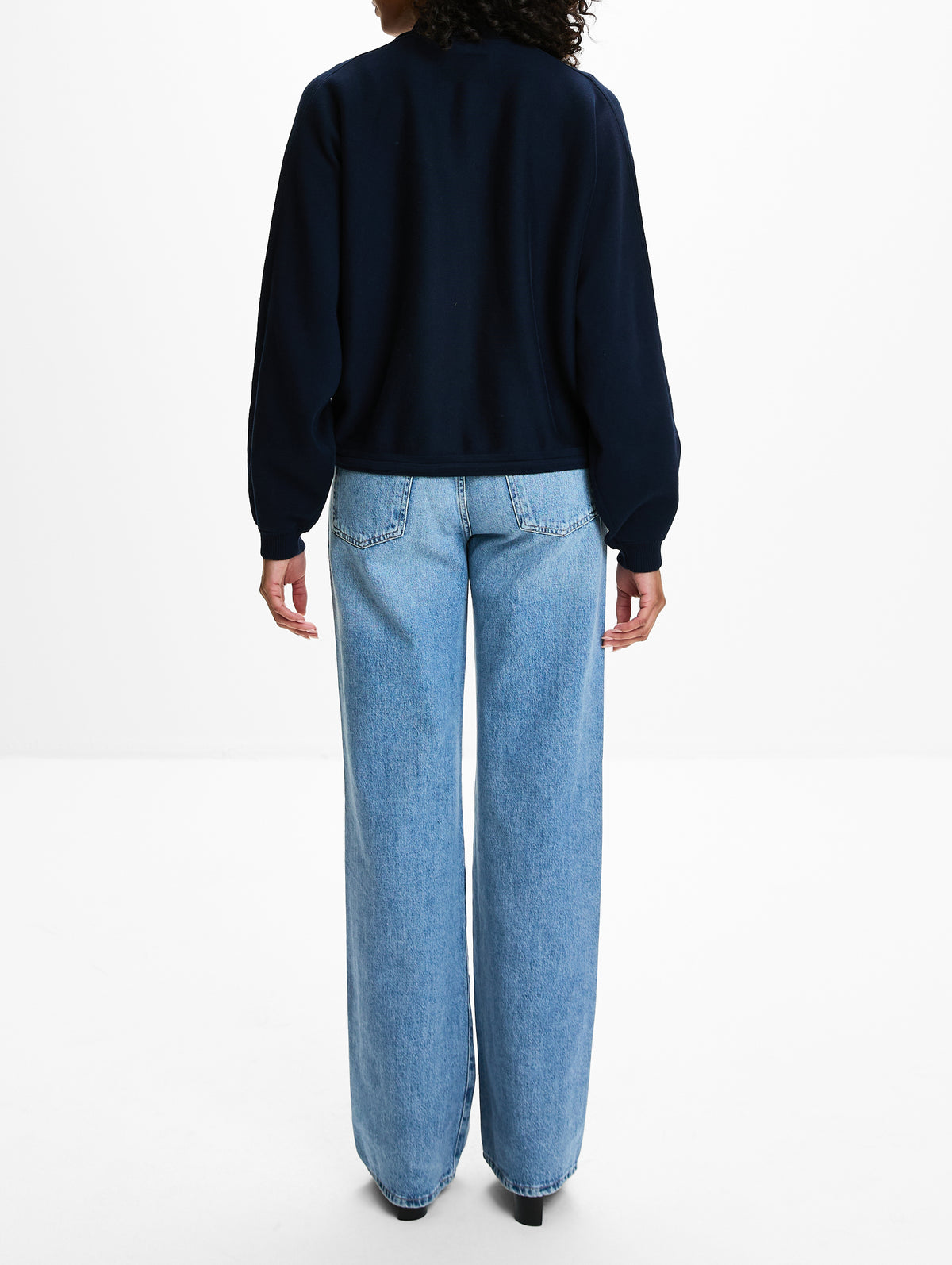 Windbreaker Jacket,GUEST IN RESIDENCE,NAVY,Image 3