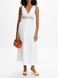 Veda Dress,POSSE,VINTAGE WHITE,Image 2