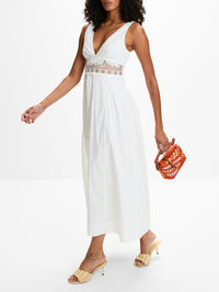 Veda Dress,POSSE,VINTAGE WHITE,Image 3