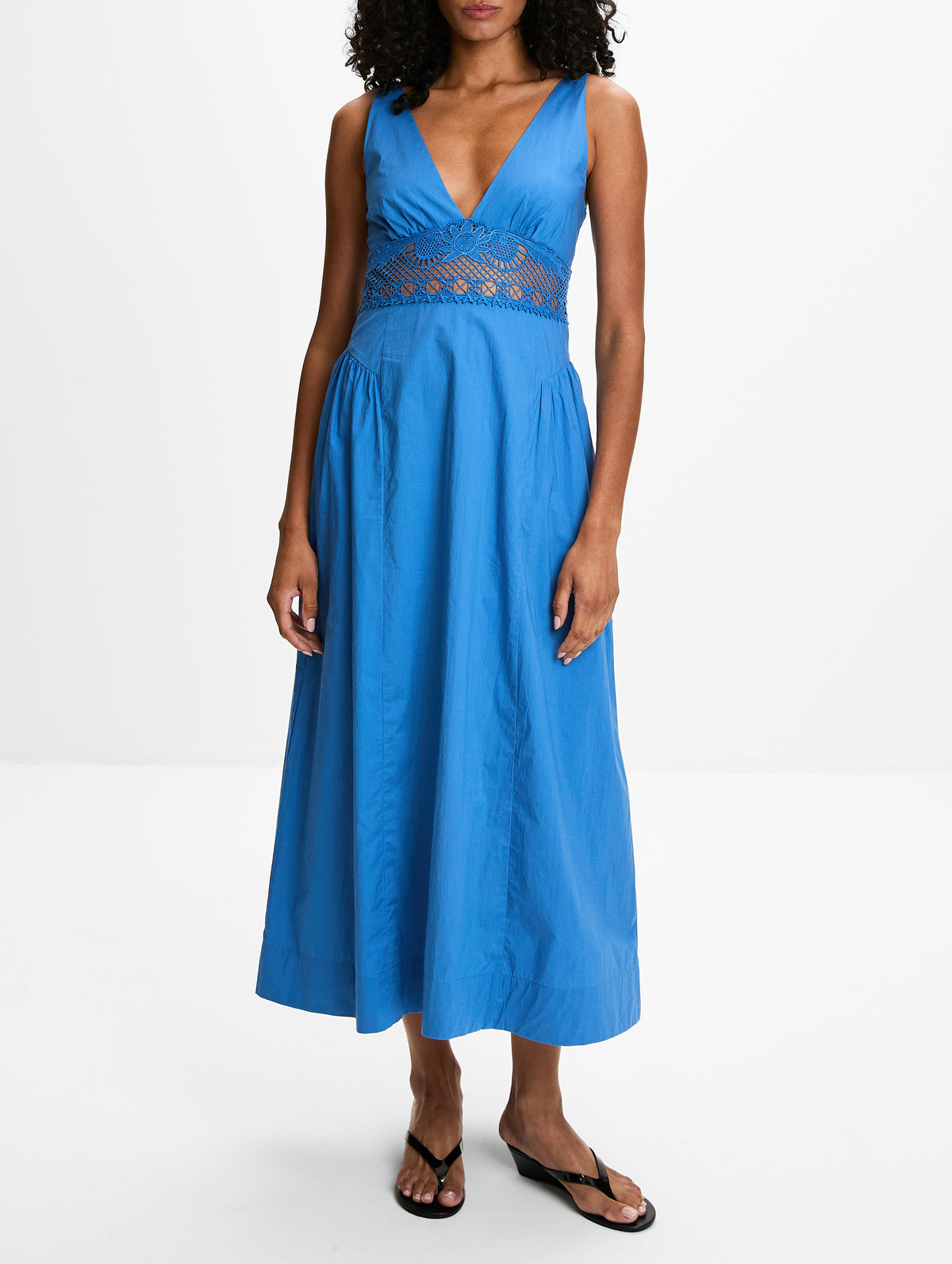 Veda Dress,POSSE,AZURE,Image 2