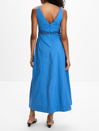 Veda Dress,POSSE,AZURE,Image 4