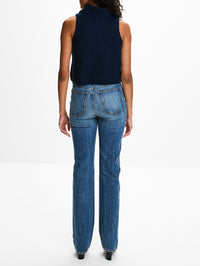 Saige Cropped Turtleneck Sweater,SABLYN,MIDNIGHT NAVY,Image 3