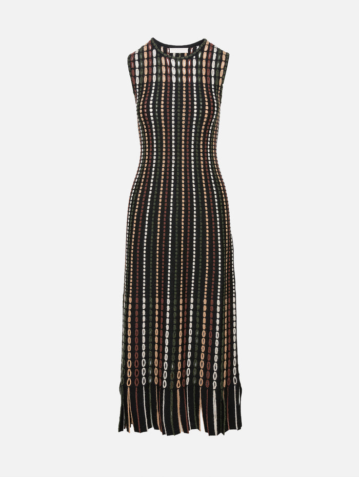 Amina Knit Dress,ULLA JOHNSON,NOCTIS,Image 1