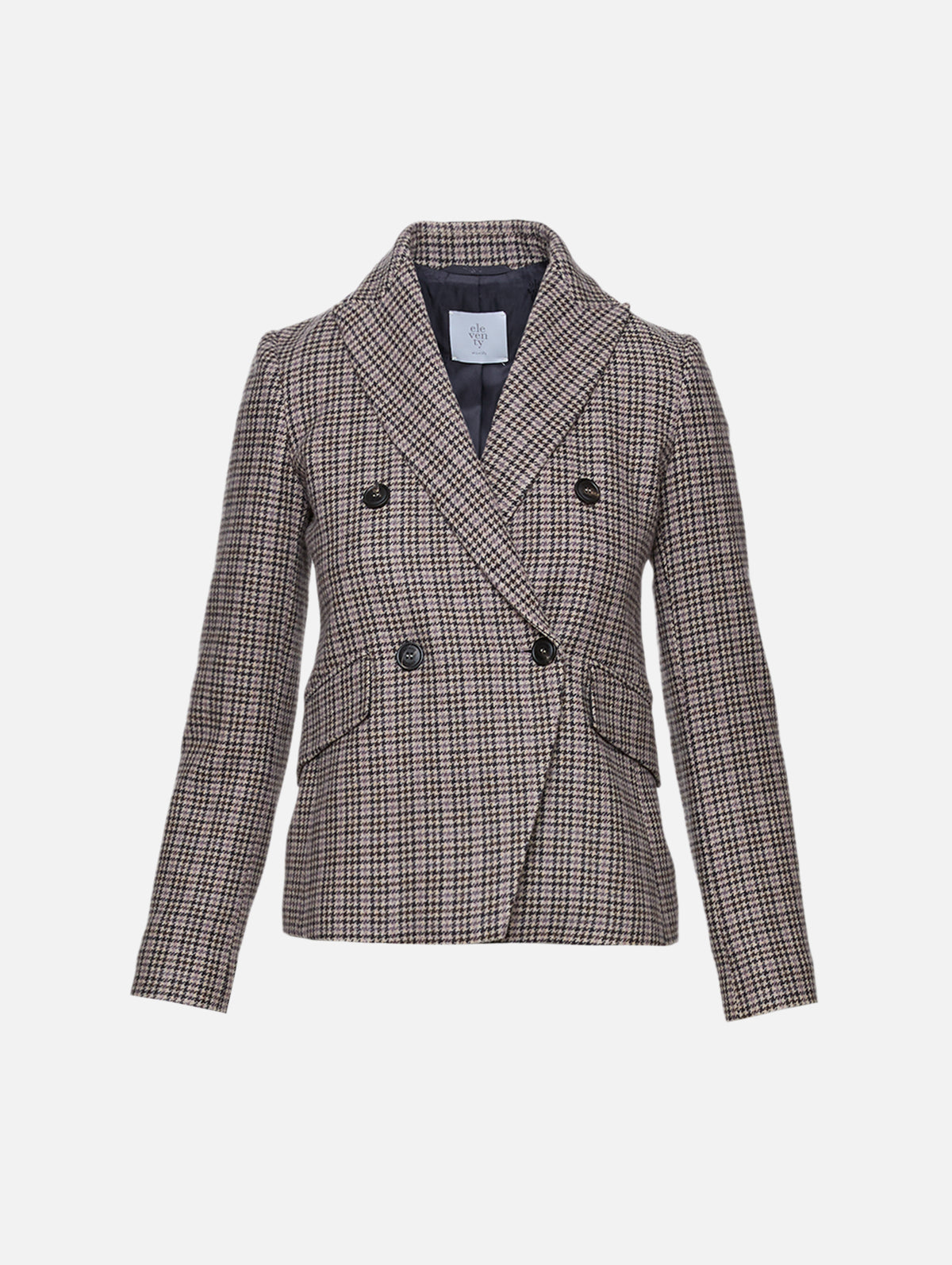 Double Breasted Blazer,ELEVENTY,AMETHYST,Image 1