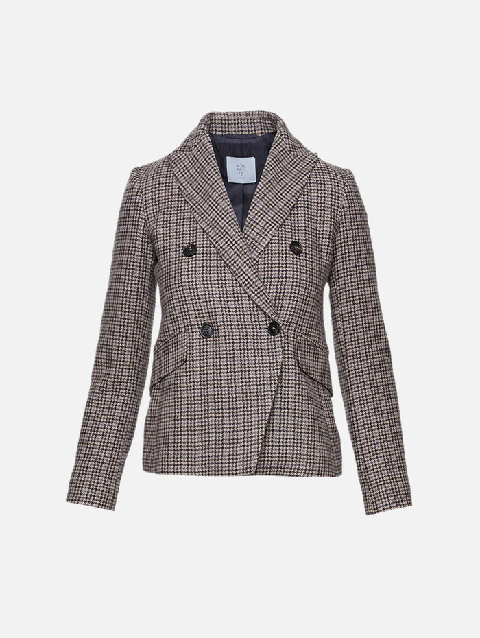 Double Breasted Blazer,ELEVENTY,AMETHYST,Image 1