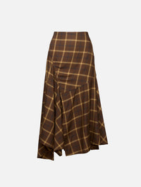 Slash Skirt,CO,CHOCOLATE,Image 1