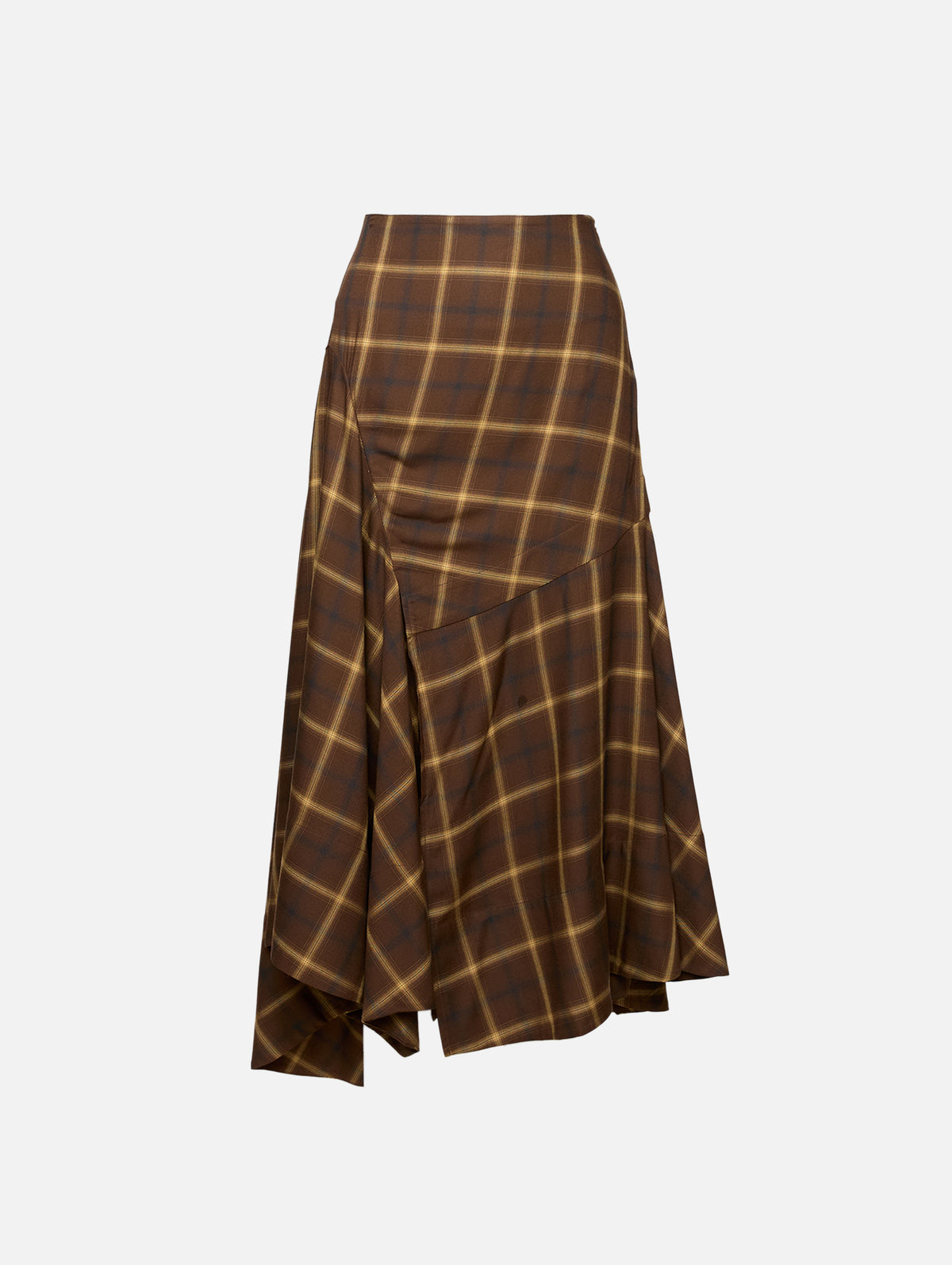 Slash Skirt,CO,CHOCOLATE,Image 2