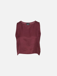 Daniel Sleeveless Top,LESET,PINOT,Image 1