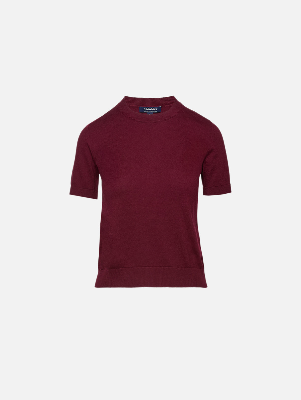 Sweater Short Sleeve,MAX MARA,RED,Image 1