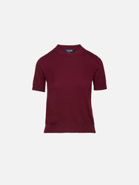Sweater Short Sleeve,MAX MARA,RED,Image 1
