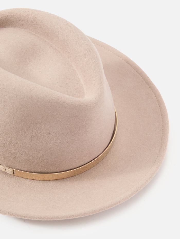 Gold Band Hat,ELEVENTY,SAND,Image 1