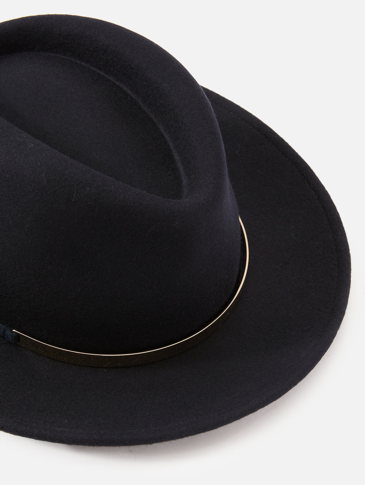 Gold Band Hat,ELEVENTY,BLUE,Image 4