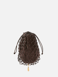 Macrame Pouch,SAVETTE,COFFEE,Image 1