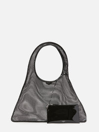 One Piece Hobo Bag,ALAIA,NOIR,Image 1