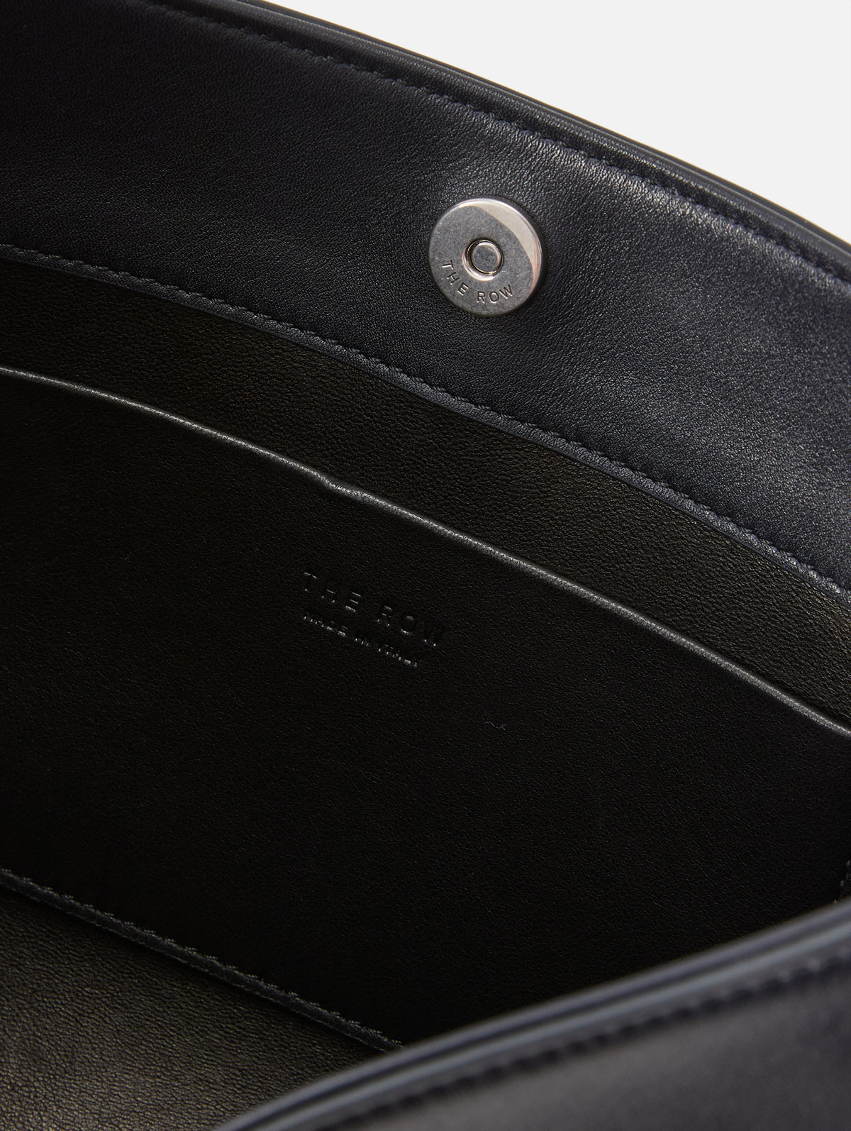 Alma Baguette  Shoulder Bag,THE ROW,DARK NAVY,Image 3