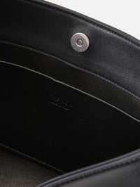 Alma Baguette  Shoulder Bag,THE ROW,DARK NAVY,Image 3